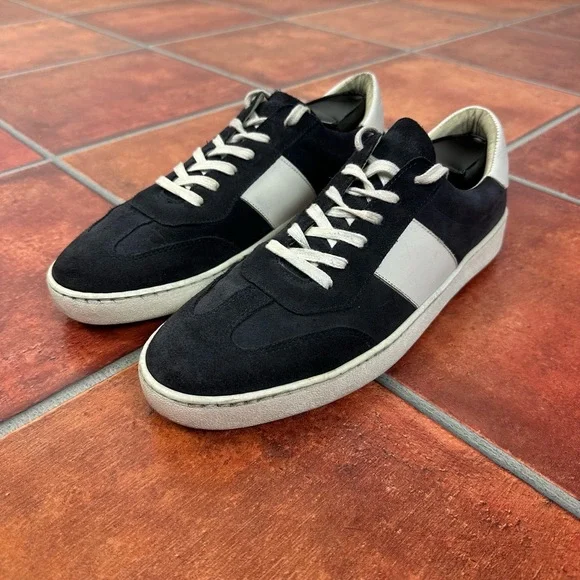 Junk De Luxe Black Lace-Up Low Top Sneakers Size USA 10 UK 9.5 - Picture 11 of 13